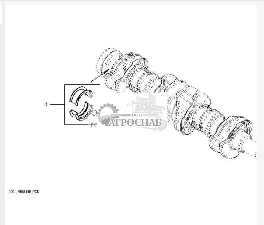 9901 Комплект упорных подшипников 